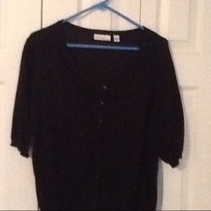 Short sleeve long shrug.Size XL