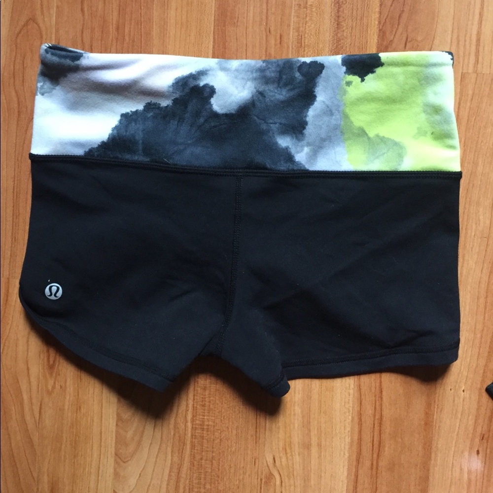 LuluLemon reversible exercise shorts