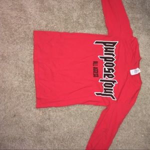 Justin Beiber: The Purpose Tour long sleeve tee!