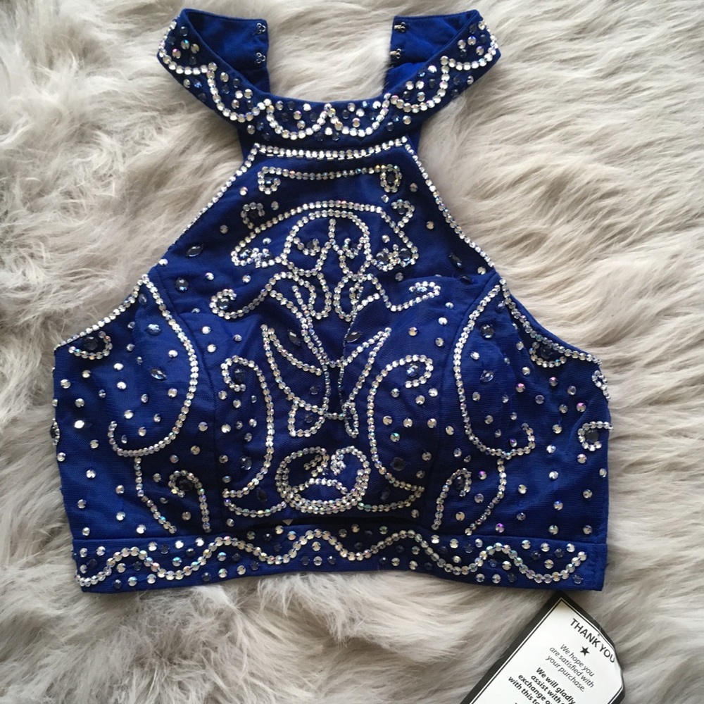 NWT!!๐ Prom Crop Top -SIZE 13 - Picture 2 of 7