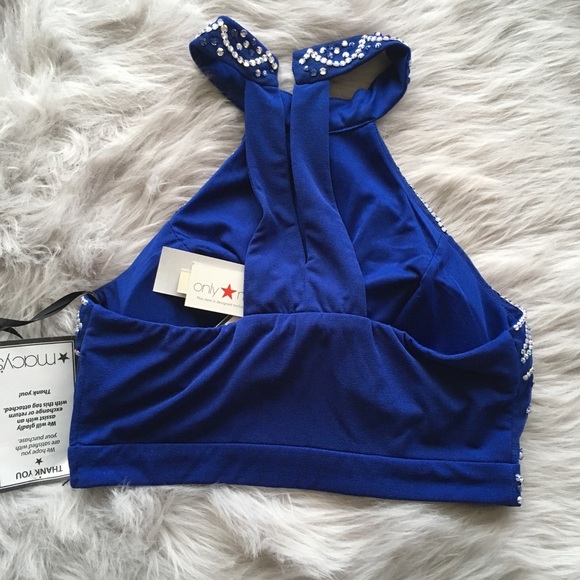 NWT!!💙 Prom Crop Top -SIZE 13 - Picture 3 of 7