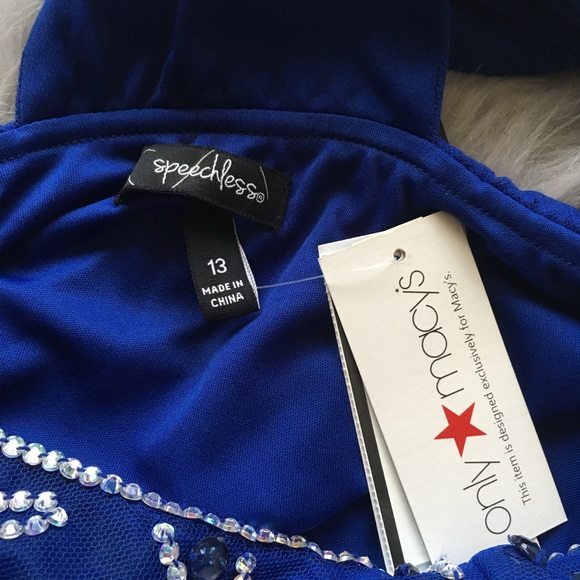 NWT!!💙 Prom Crop Top -SIZE 13 - Picture 5 of 7