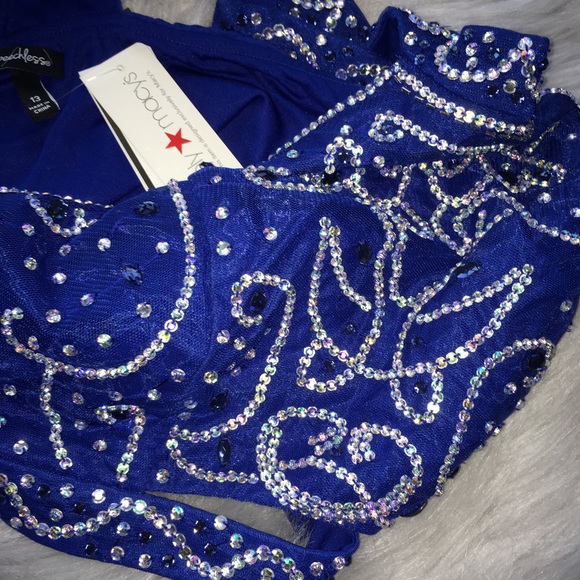 NWT!!💙 Prom Crop Top -SIZE 13 - Picture 6 of 7