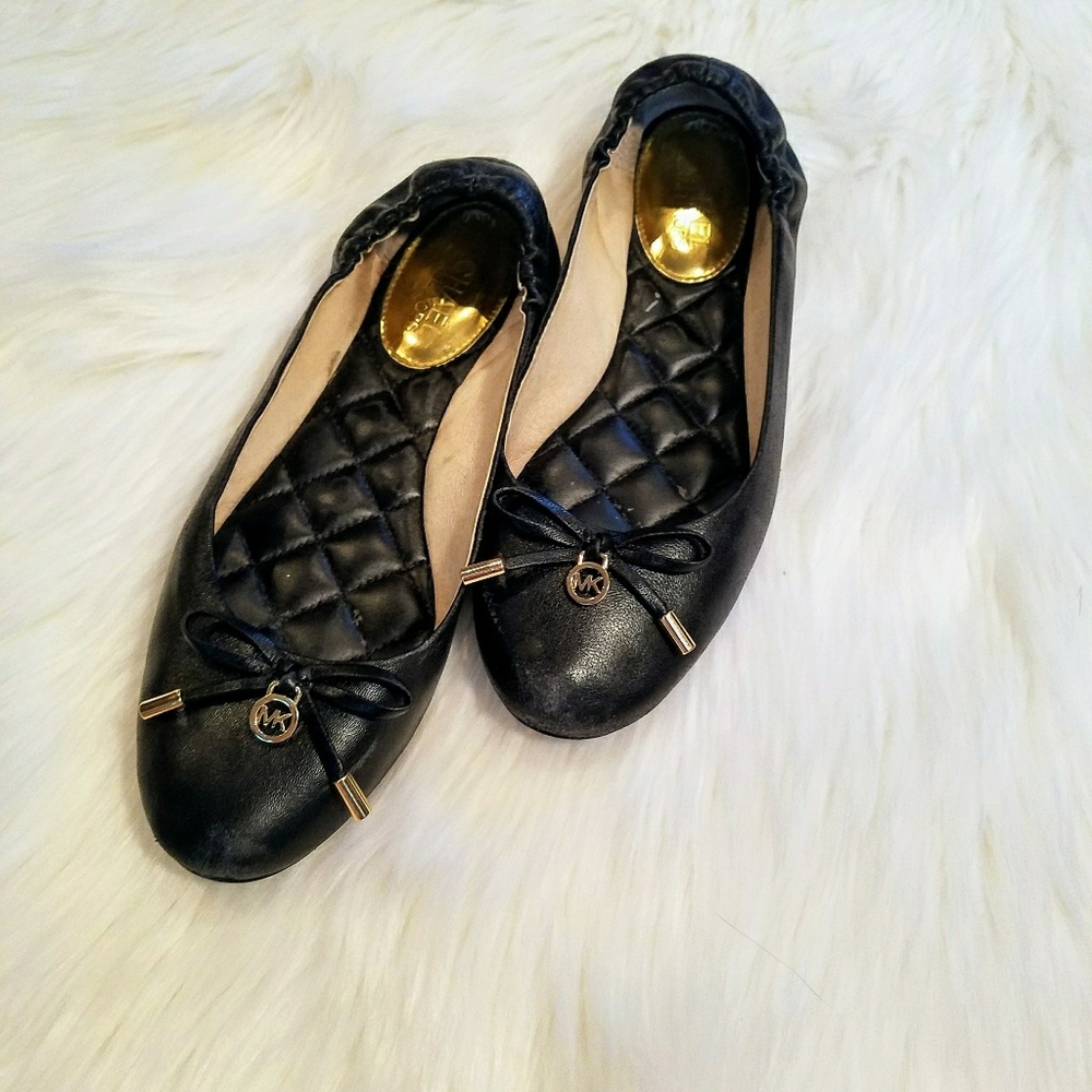 Michael Kors Flats Size 6.5 Black Leather