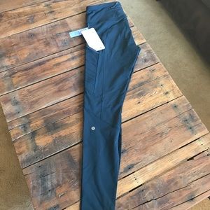 Lululemon Athletica Fresh Tracks Tights 8 Teal