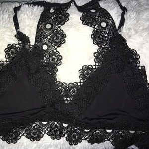 Black lace bralette from American Eagle Outfitters