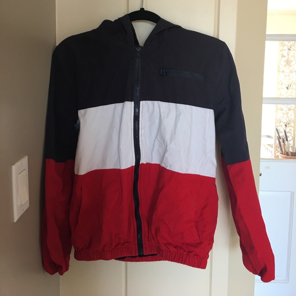 Brandy Melville Red White & Blue sporty  jacket