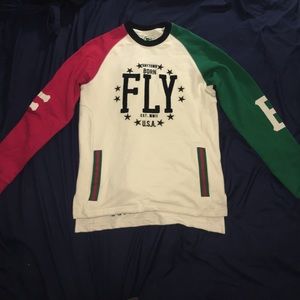 Small Born Fly Crew Neck sweatshirt NWOT