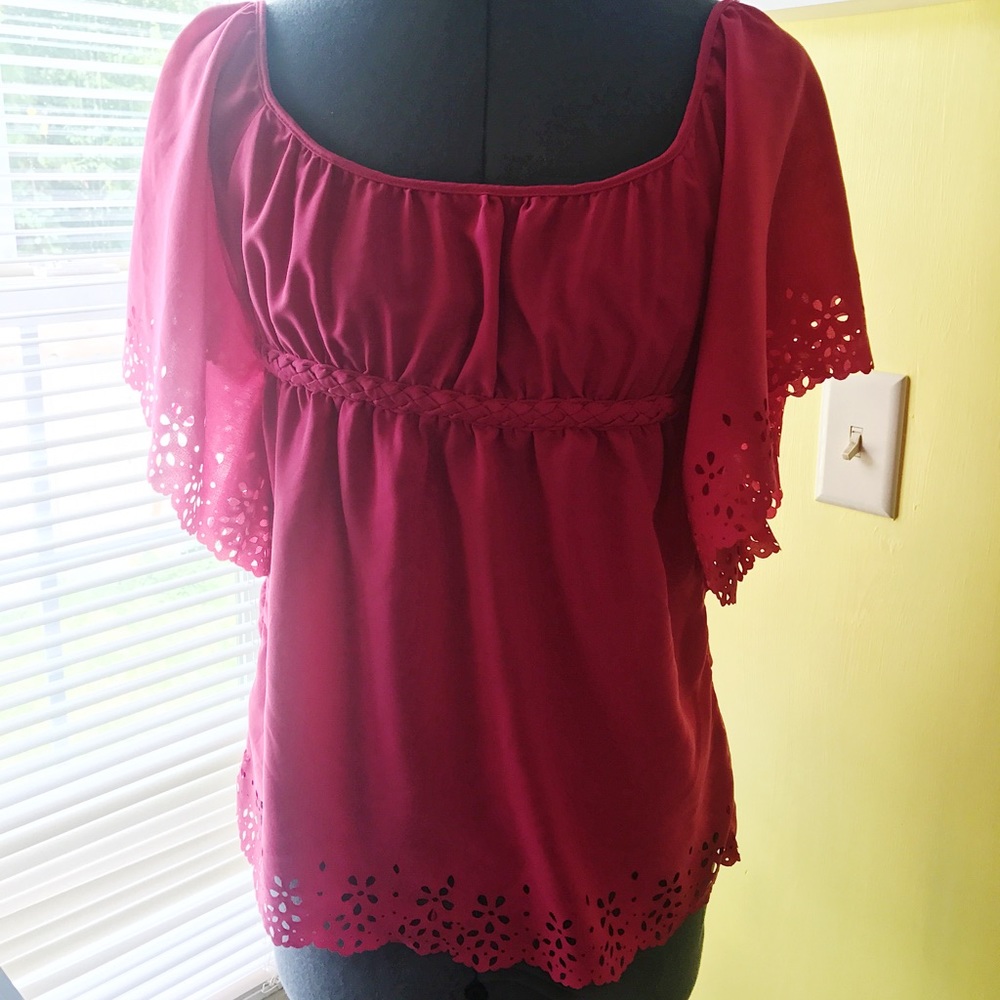 Pink women's blouse