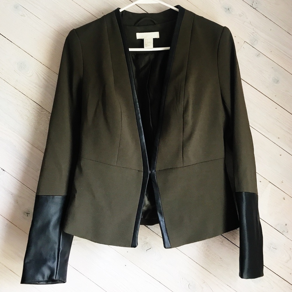 H&M Olive Blazer