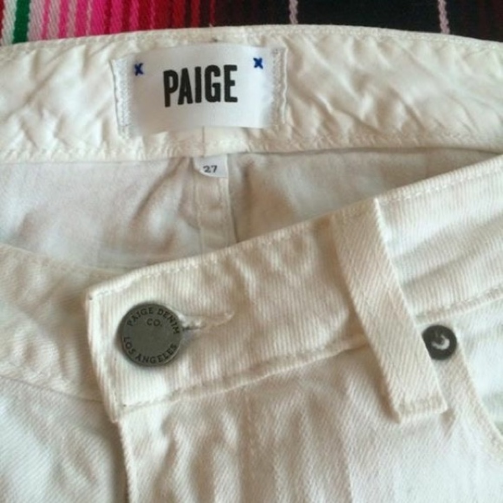 Paige Skinny White Women's Jeans size 27