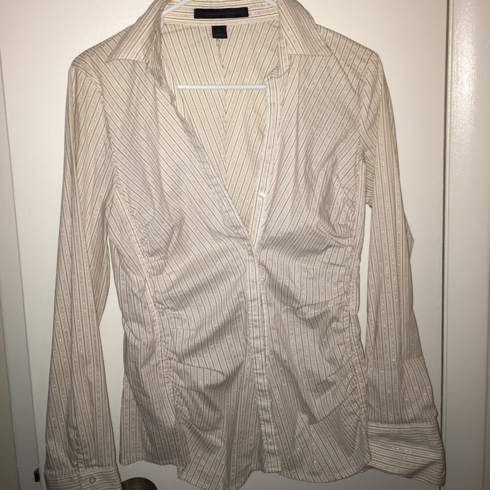 Express striped dress shirt