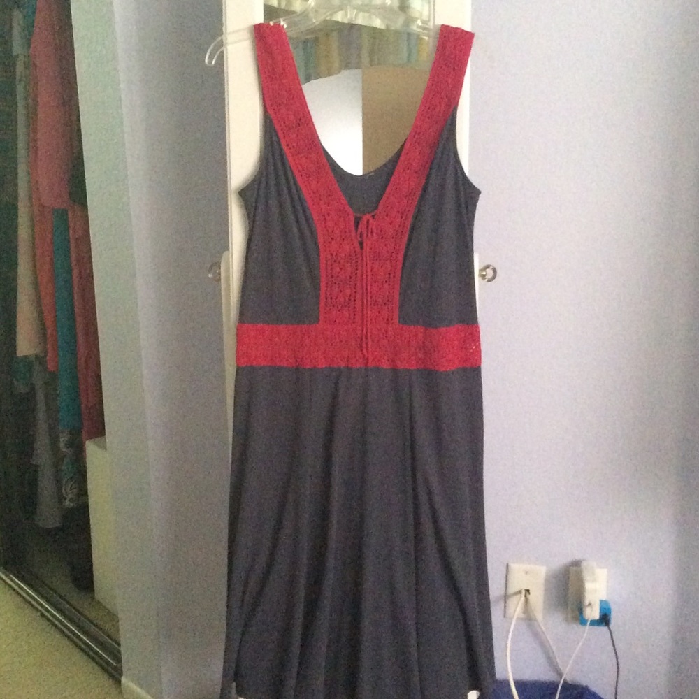 MaxAzria dres blue and Pink No tag