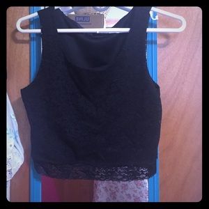 Lace crop top