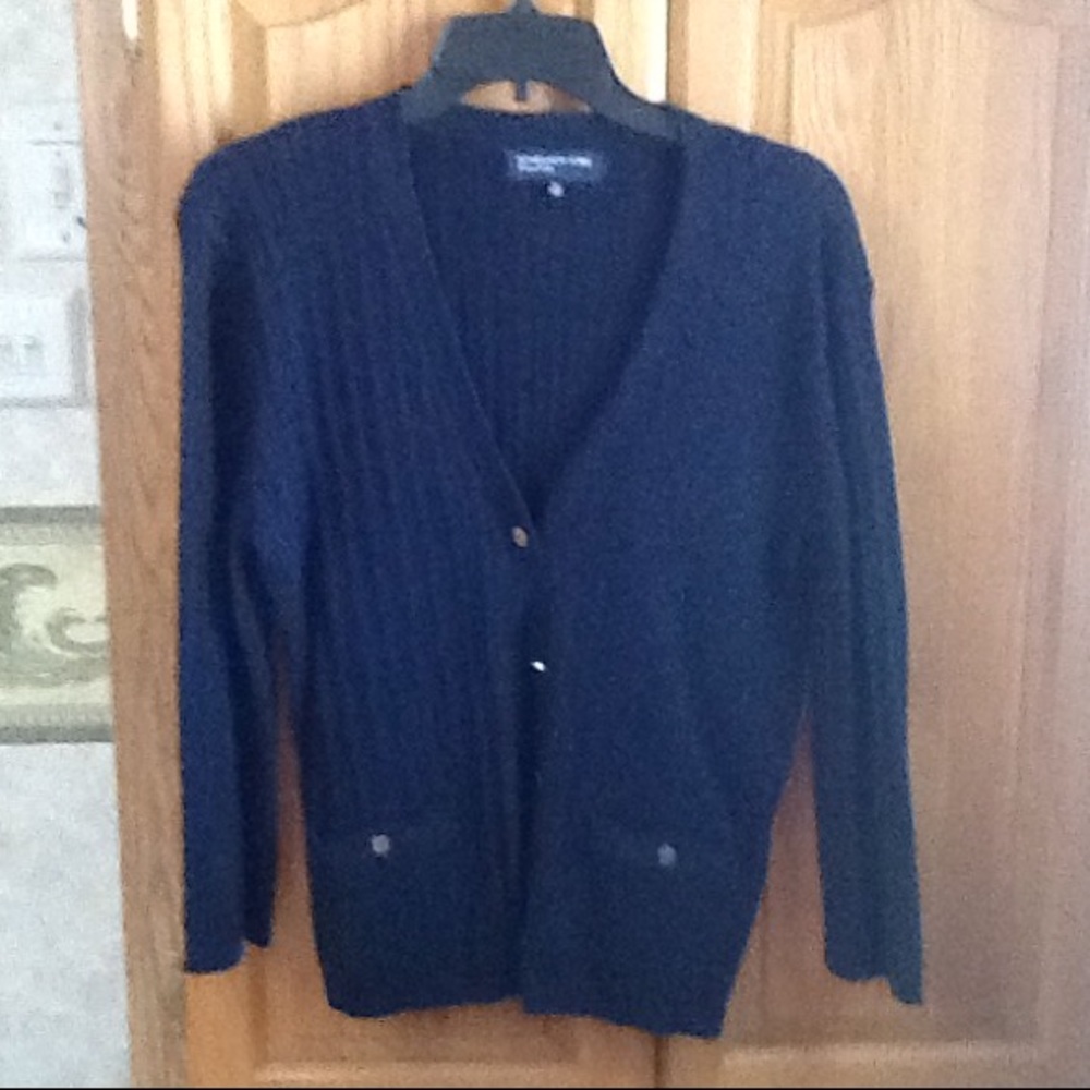 Navy Blue Cardigan