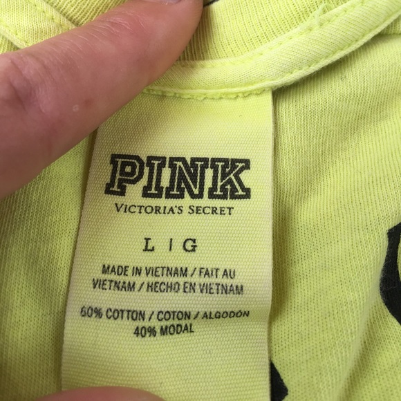 PINK "Beach Don't Kill My Vibe"muscle tank - Picture 6 of 6