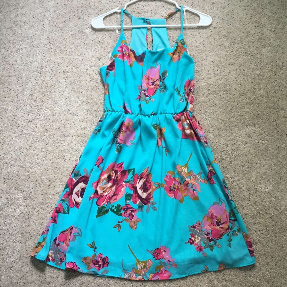 Everly Floral Print Dress