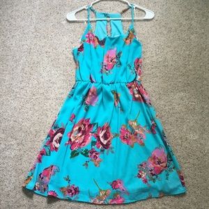 Everly Floral Print Dress