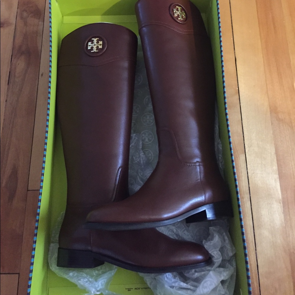 Brand new!!! Tory Burch leather boots. Never worn