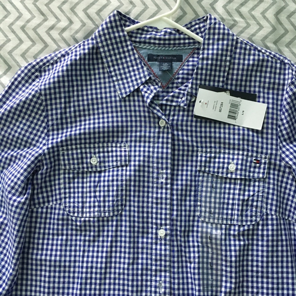 New with tags, women's button down