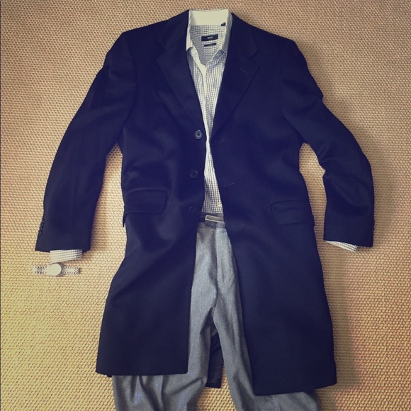 Loro Piana Other - Loro Piana NWOT!! Men's midnight wool long coat