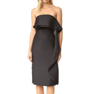 Stapless Ruffle Dress