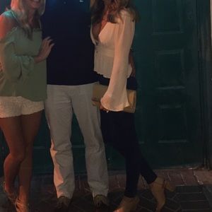 Soft pink silky button detail blouse