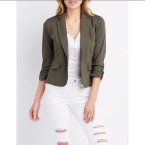 Brand new ruched blazer