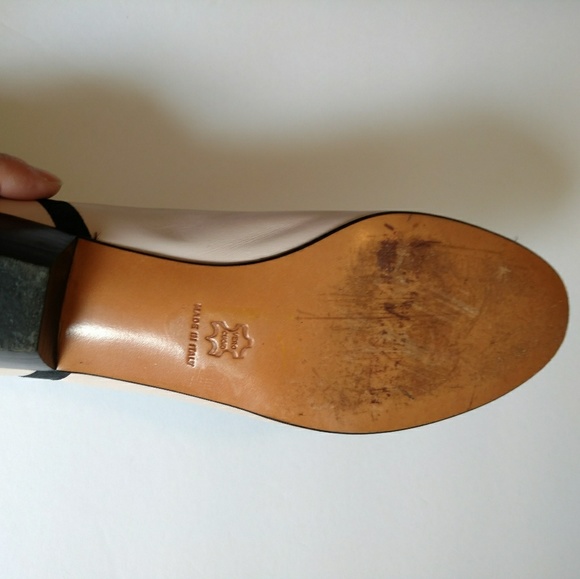 Vintage Ferragamo Pink Black Bow Ladies Shoes - Picture 4 of 6