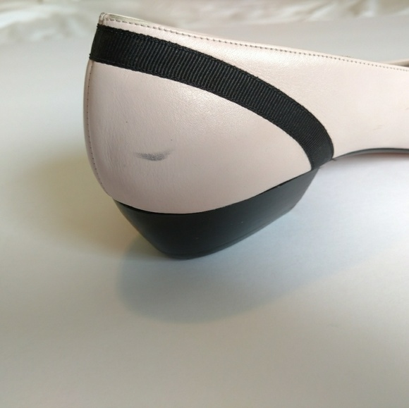 Vintage Ferragamo Pink Black Bow Ladies Shoes - Picture 5 of 6