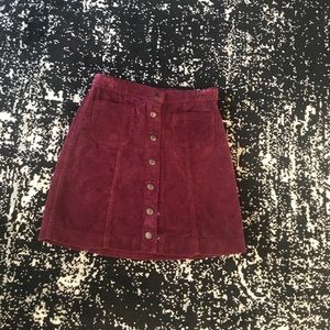 Corduroy skirt! Super cute!