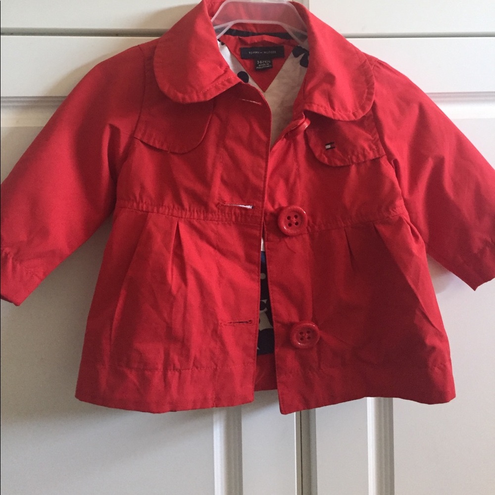 Tommy Hilfigure baby girl pea coat 3-6months