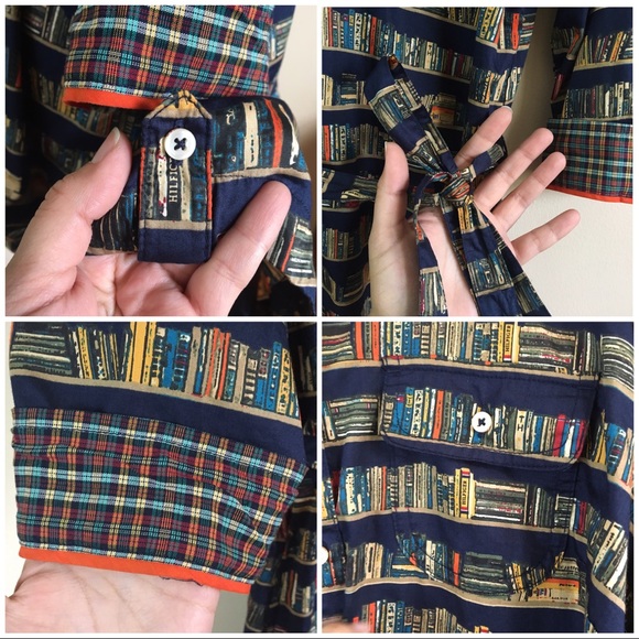 SOLD Tommy Hilfiger Book Print Shirt Dress SOLD - Picture 7 of 8