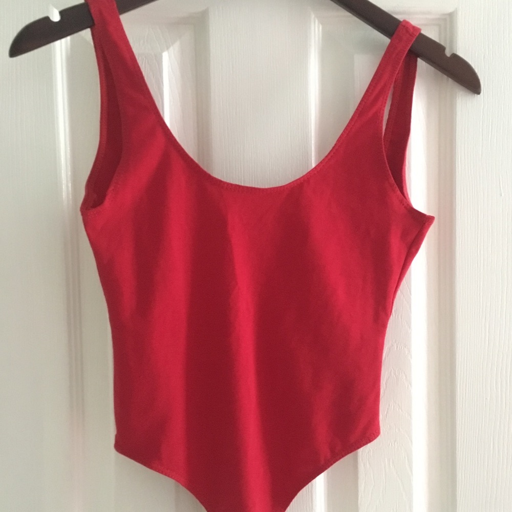 NWOT Red Body Suit