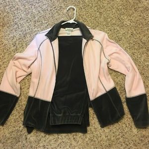 Super soft velour warm up suit