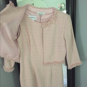 Pale pink 2 pc dress and jacket