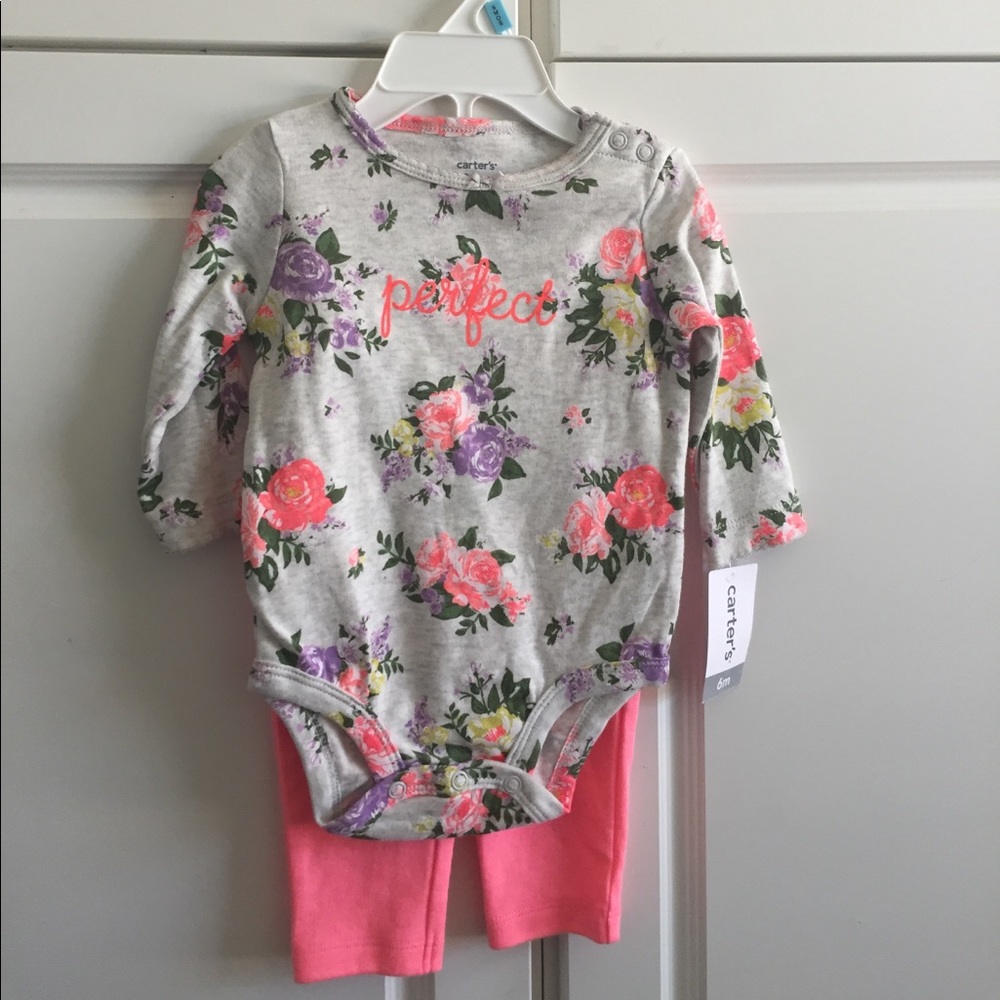 Carters girl outfit new 6m