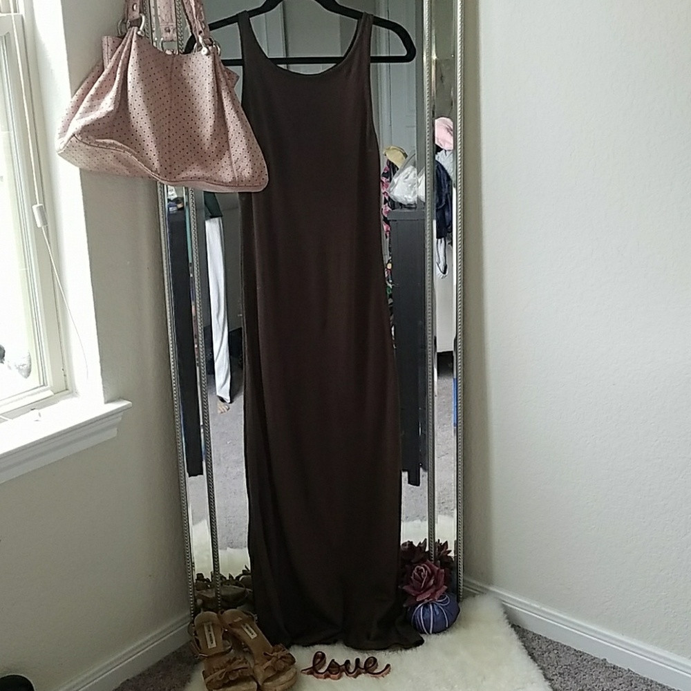 Limited Brown Maxi Dress XS