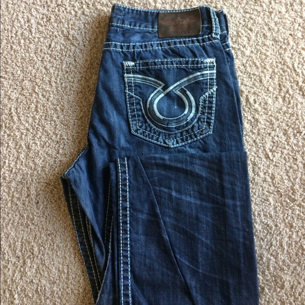 Men's Buckle Jeans