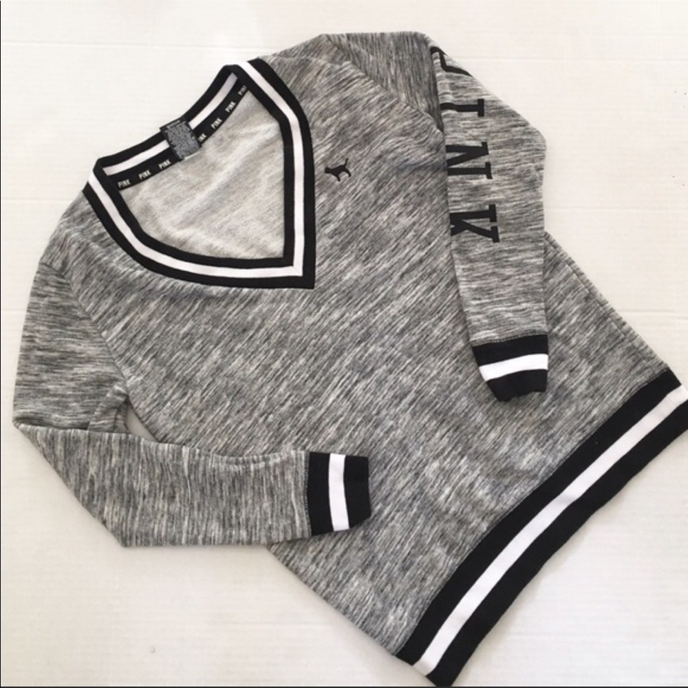 Pink Victoria's Secret Varsity Sweater