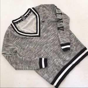 Pink Victoria's Secret Varsity Sweater