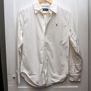 RALPH LAUREN White Oxford Button Down NWOT
