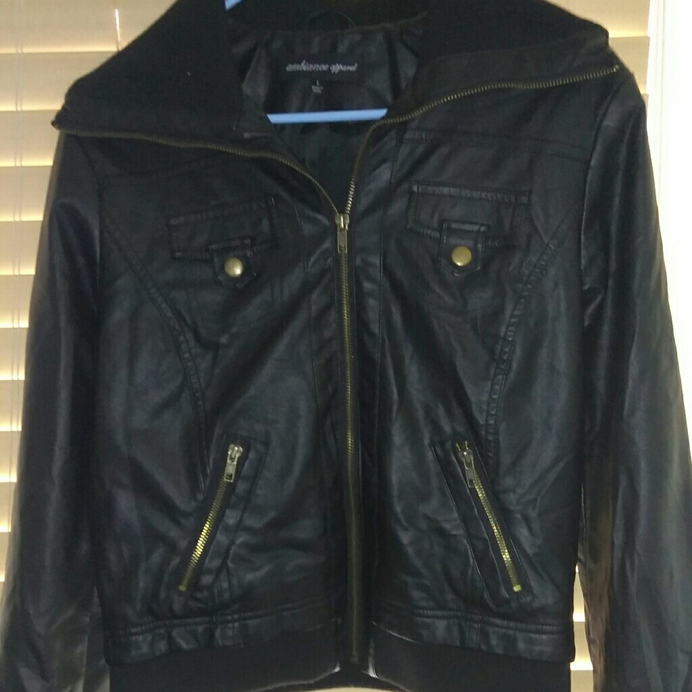 Leather like jacket