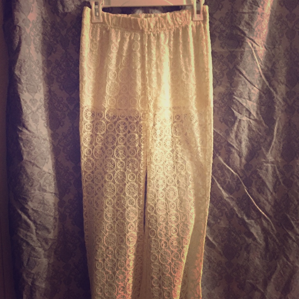 Lace bell bottoms