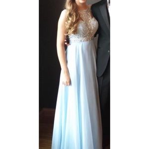 Light blue prom/homecoming dress