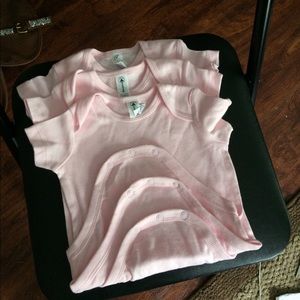 ‼️Sold‼️ 3 pink onesies
