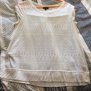 White top with Aztec design
