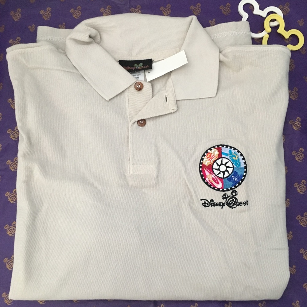 NWT Rare Disney Quest Polo Shirt