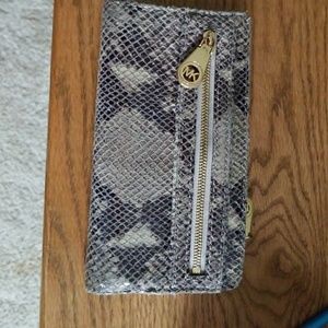 Michael  lots snakeskin wallet