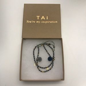 Tai Evil Eyes Pom-Pom Bracelet